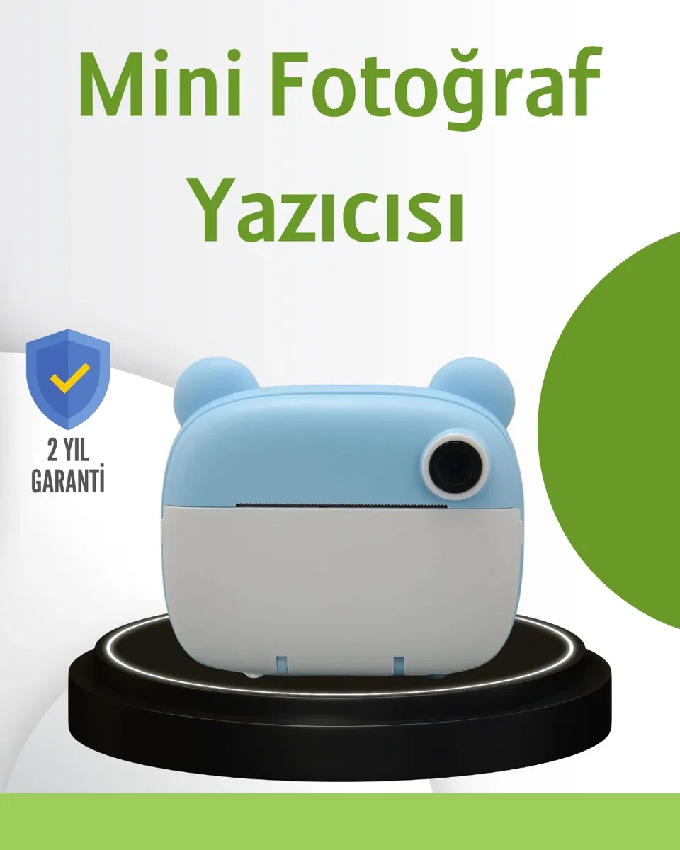12 Özel Efektli ve Self-Timer Fonksiyonlu Baskı Kamera