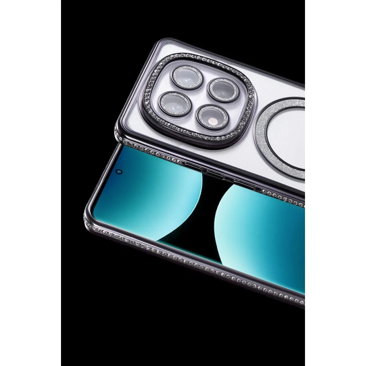 Xiaomi Redmi Note 15 Pro 5g Joke Simli Magneticsafe Kılıf - Siyah görsel 2