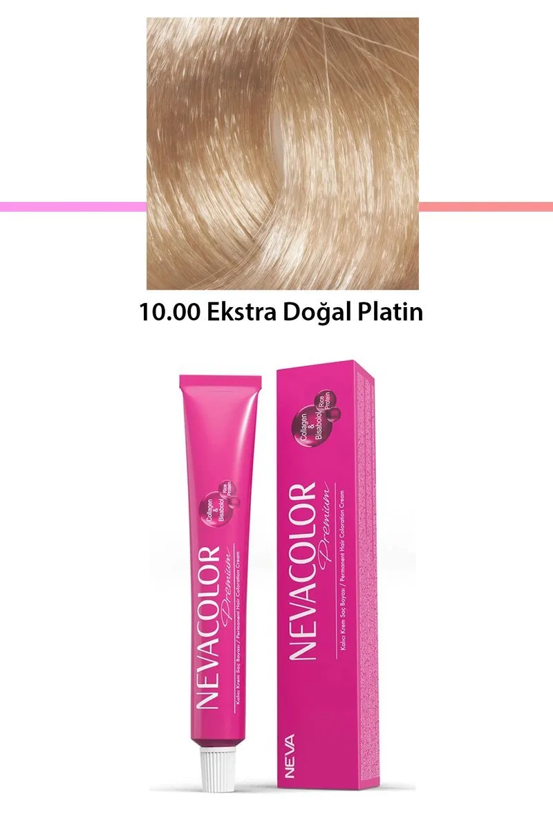 Premium 10. 00 Ekstra Doğal Platin - Kalıcı Krem Saç Boyası 50 g Tüp