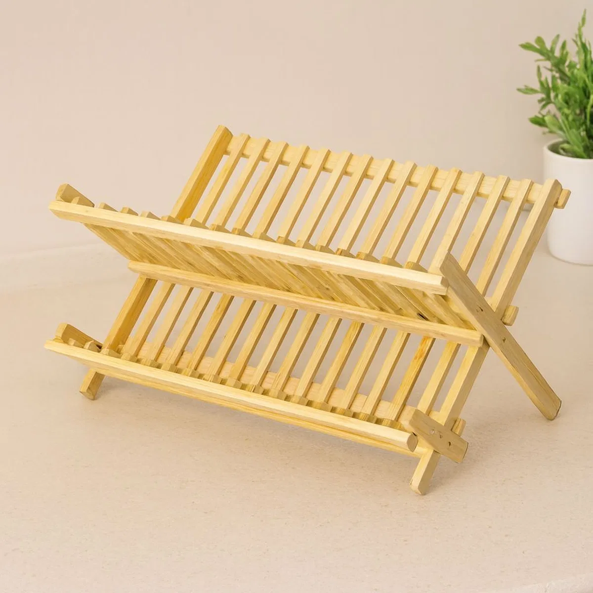 Bambu Tezgah Üstü Bulaşıklık 43x34 cm
