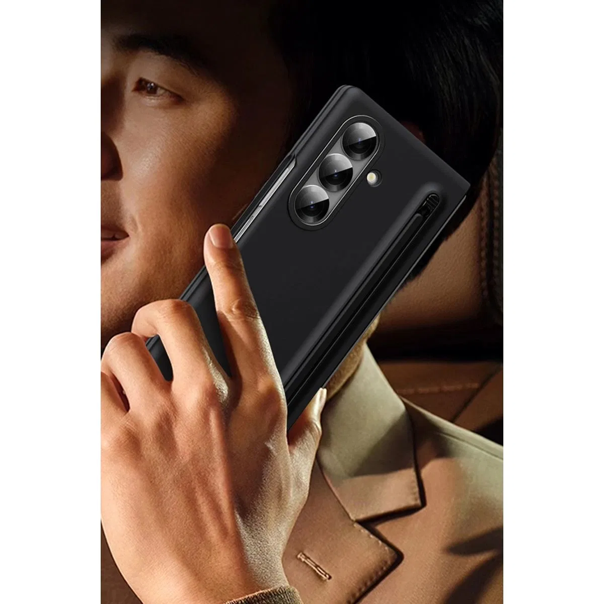 Joko Samsung Galaxy Z Fold 6 Hole Fold Kapak - Siyah görsel 6