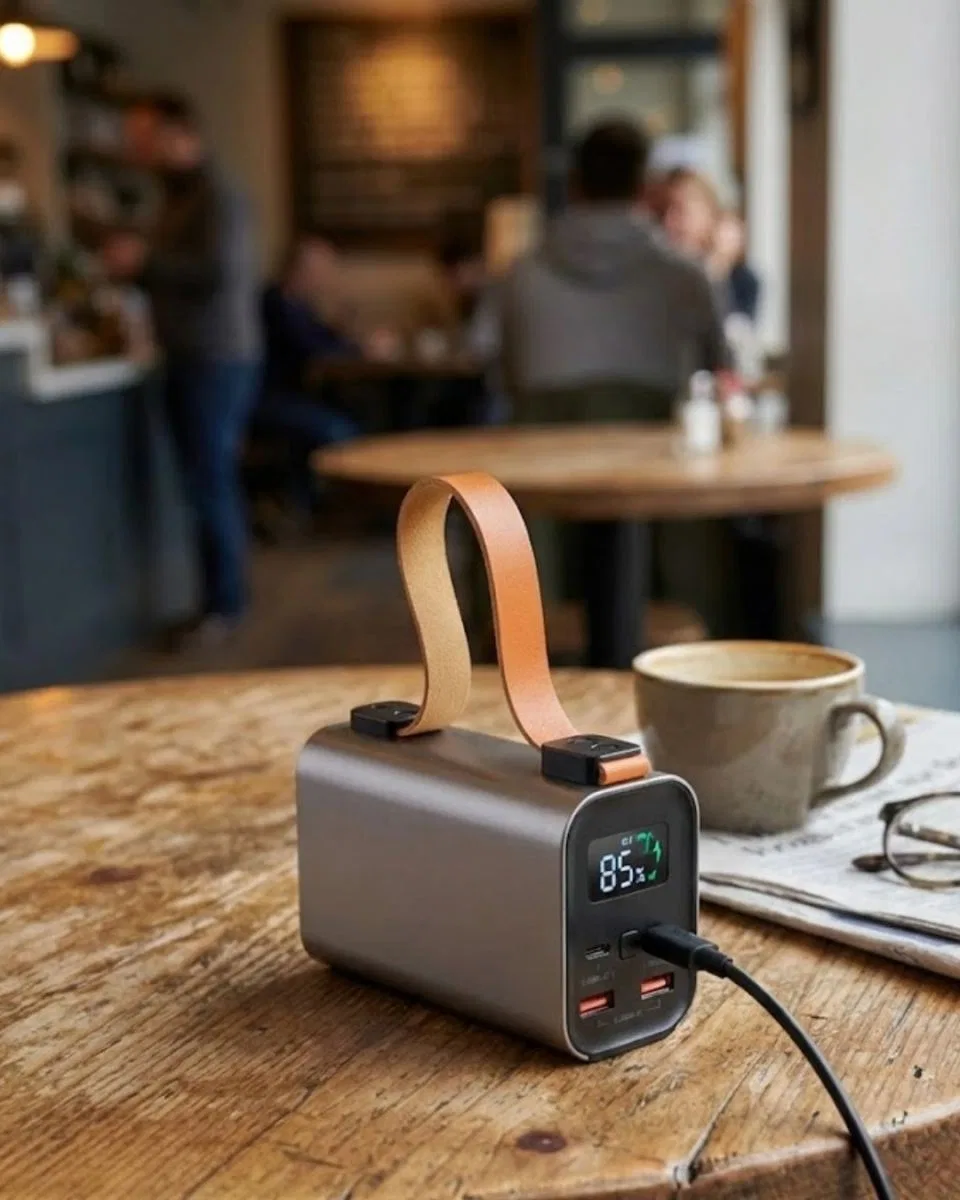 50000mah Süper Fast Charge Led Işıklı Taşınabilir Power Bank
