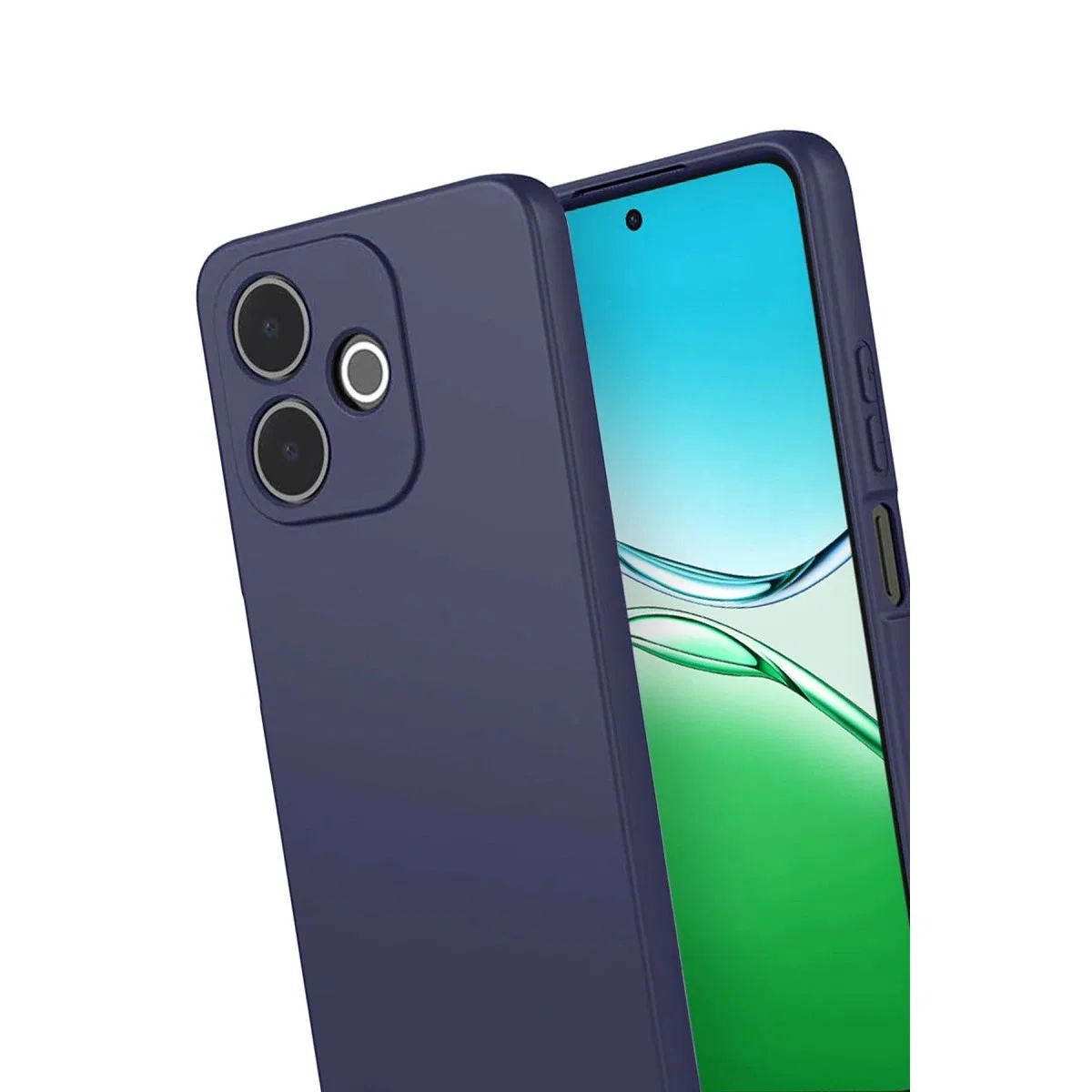 Oppo A5 Pro 4g First Silikon - Lacivert görsel 3