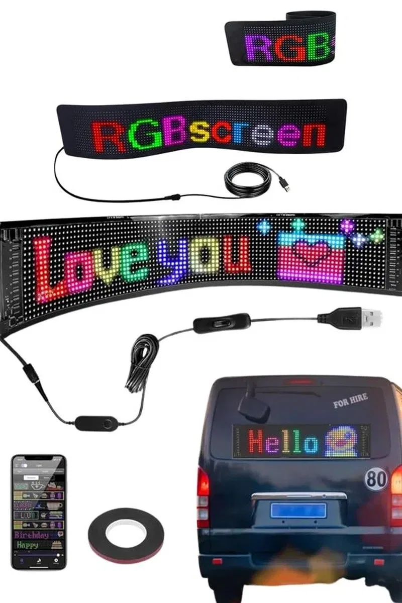 Matrix Led Dijital Ekran Kumandalı LED Ekran Yazı