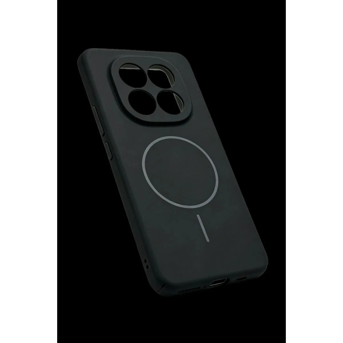 Xiaomi Redmi Note 14 Pro 4g Mika Pc Magsafe Kapak - Siyah görsel 2