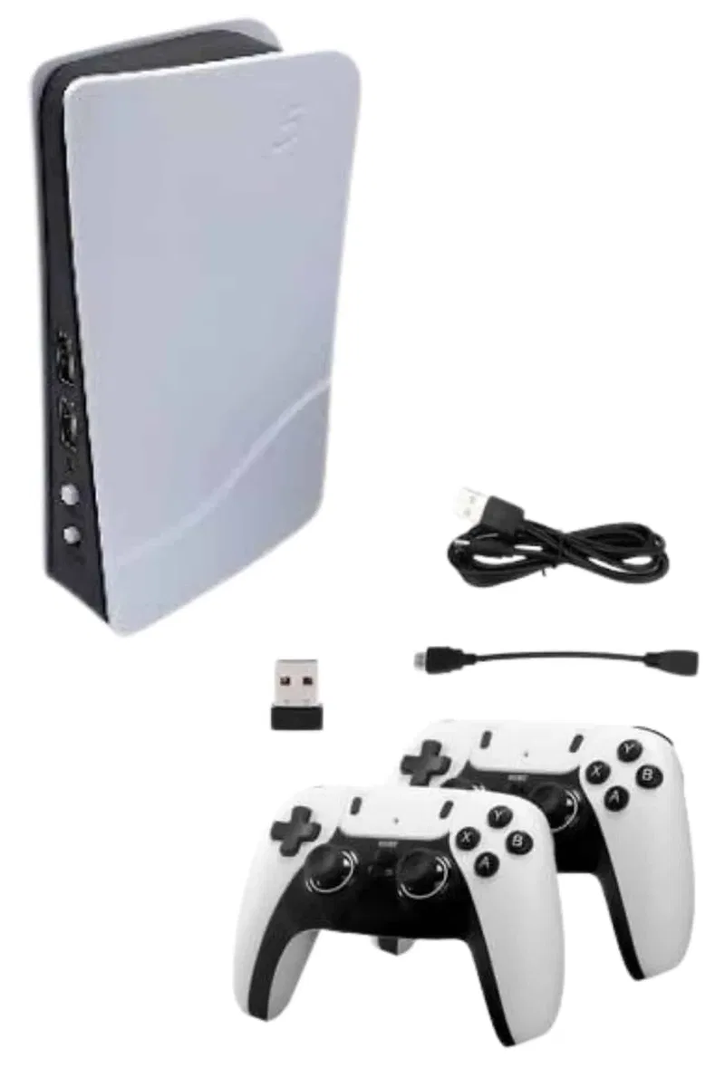 4K HD Klasik Retro Game Box 3000 Oyunlu Çift Kollu Çift Kişilik Oyun Konsolu görsel 2