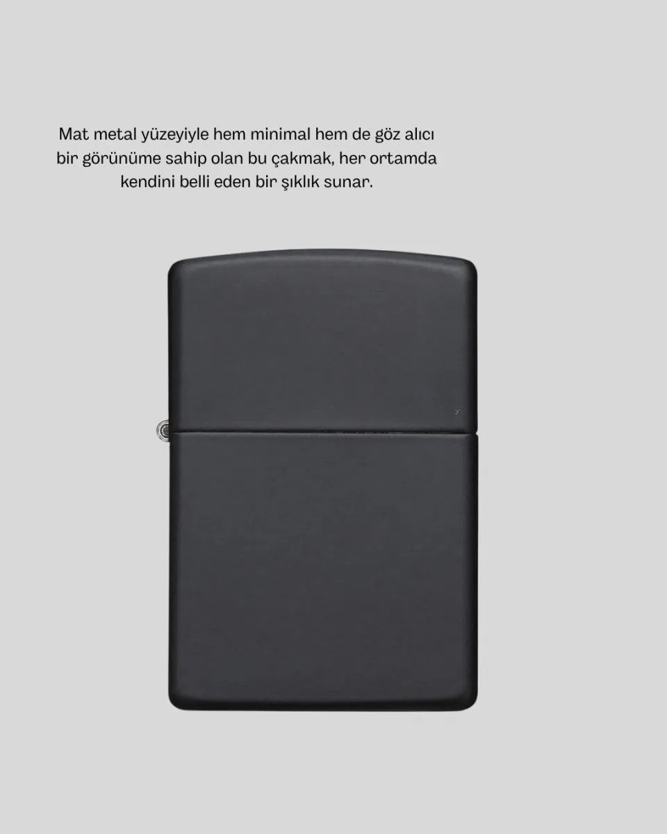 Ergonomik Metal Çakmak Mat Kaplamalı Ve Şık Tasarımlı Aksesuar görsel 4