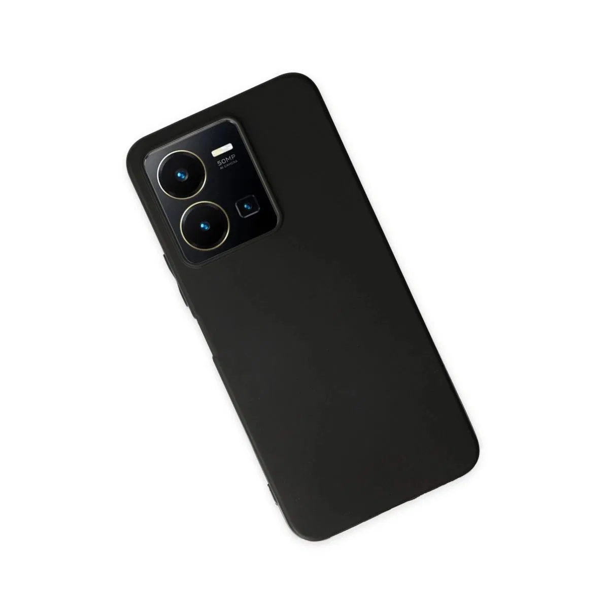 Vivo Y35 Kılıf First Silikon - Siyah görsel 3
