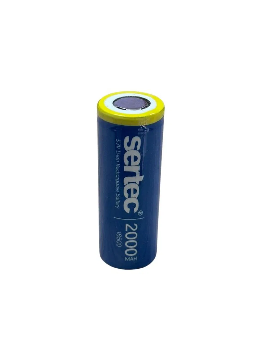 Sertec 3. 7v Li-ion 18500 2000 Mah 3c Şarjlı Pil