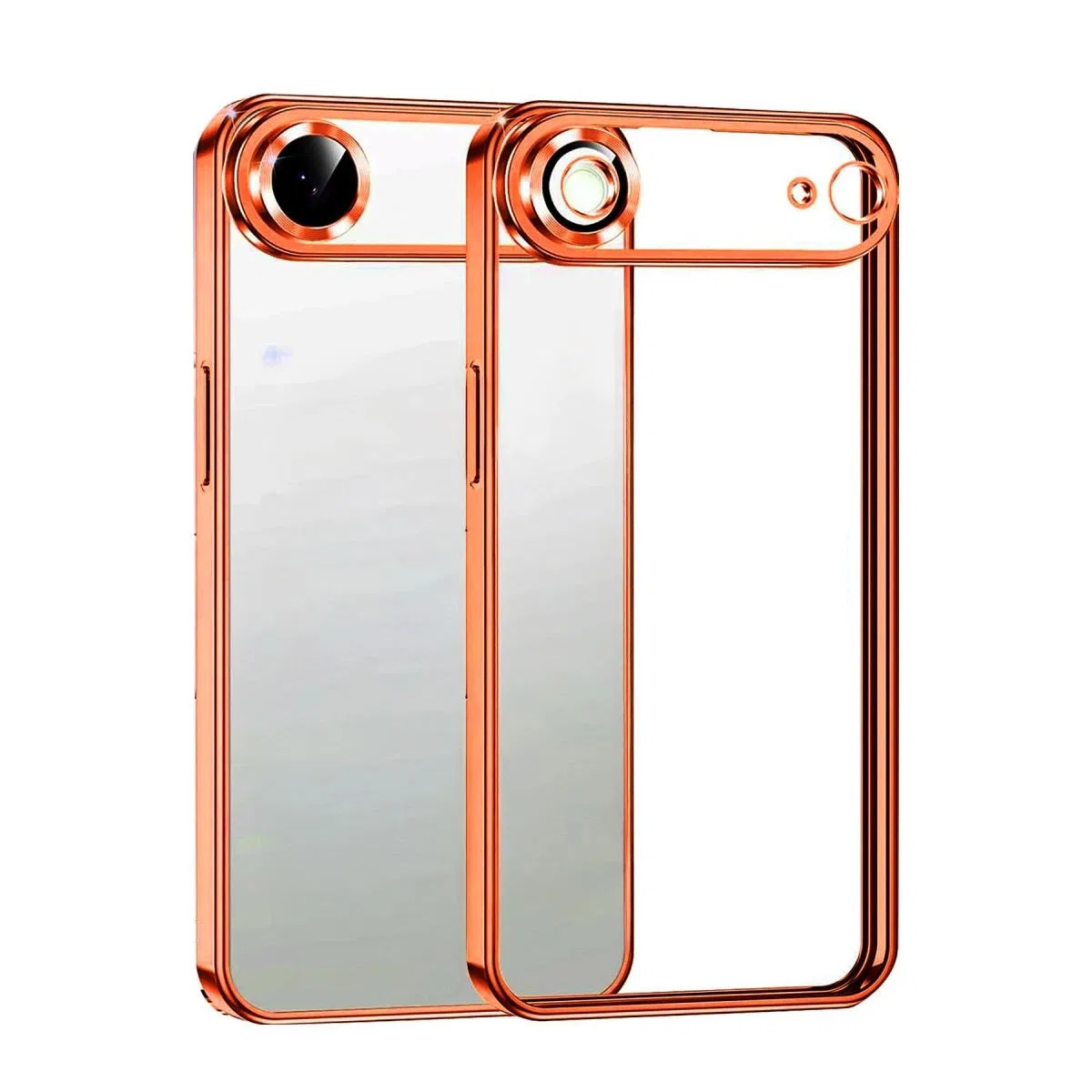 Apple İphone 17 Air Razer Lensli Silikon - Turuncu