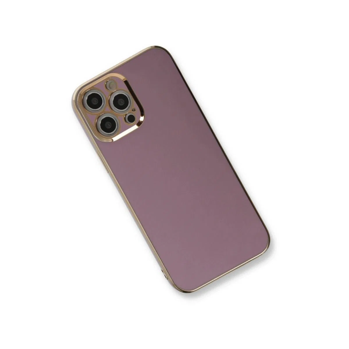 Apple İphone 12 Pro Kılıf Volet Silikon - Mor görsel 2