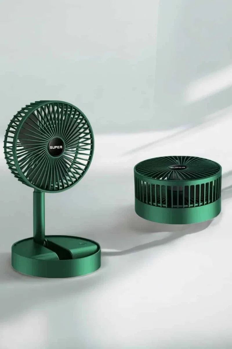 Soğutucu Vantilatör Telefon Standlı Mini Fan görsel 4