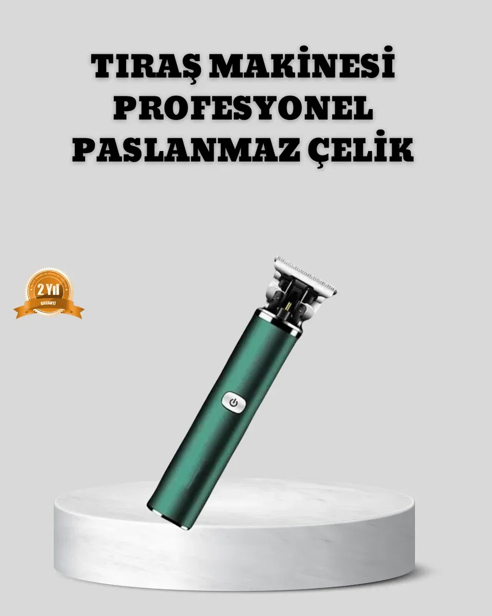 Şarjlı Erkek Tıraş Makinesi – 180 Dakika Pil Ömrü, 2. 5 Saat Hızlı Şarj, USB ve Powerbank Uyumlu