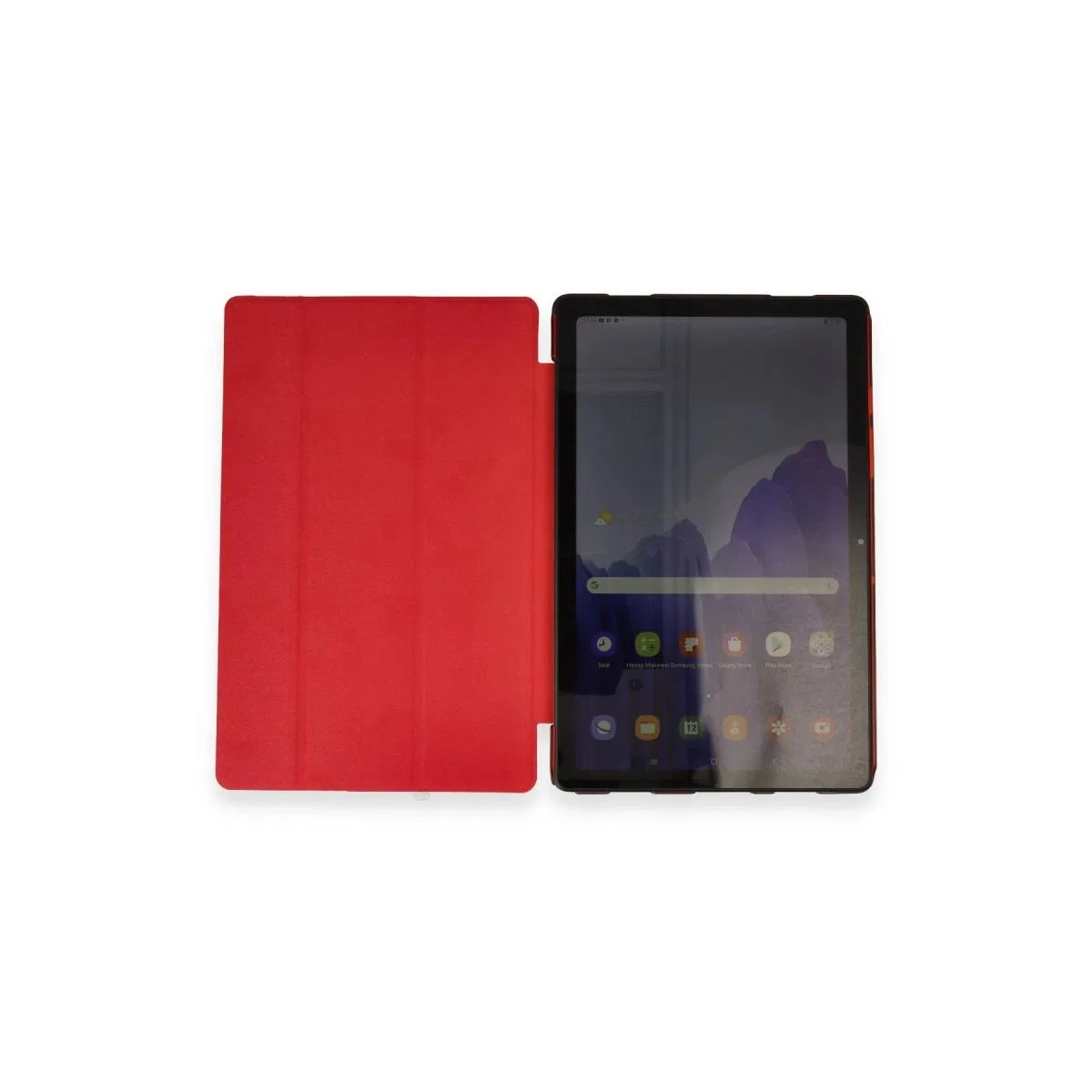 Xiaomi Pad 6 Kılıf Tablet Smart Kılıf - Kırmızı görsel 3