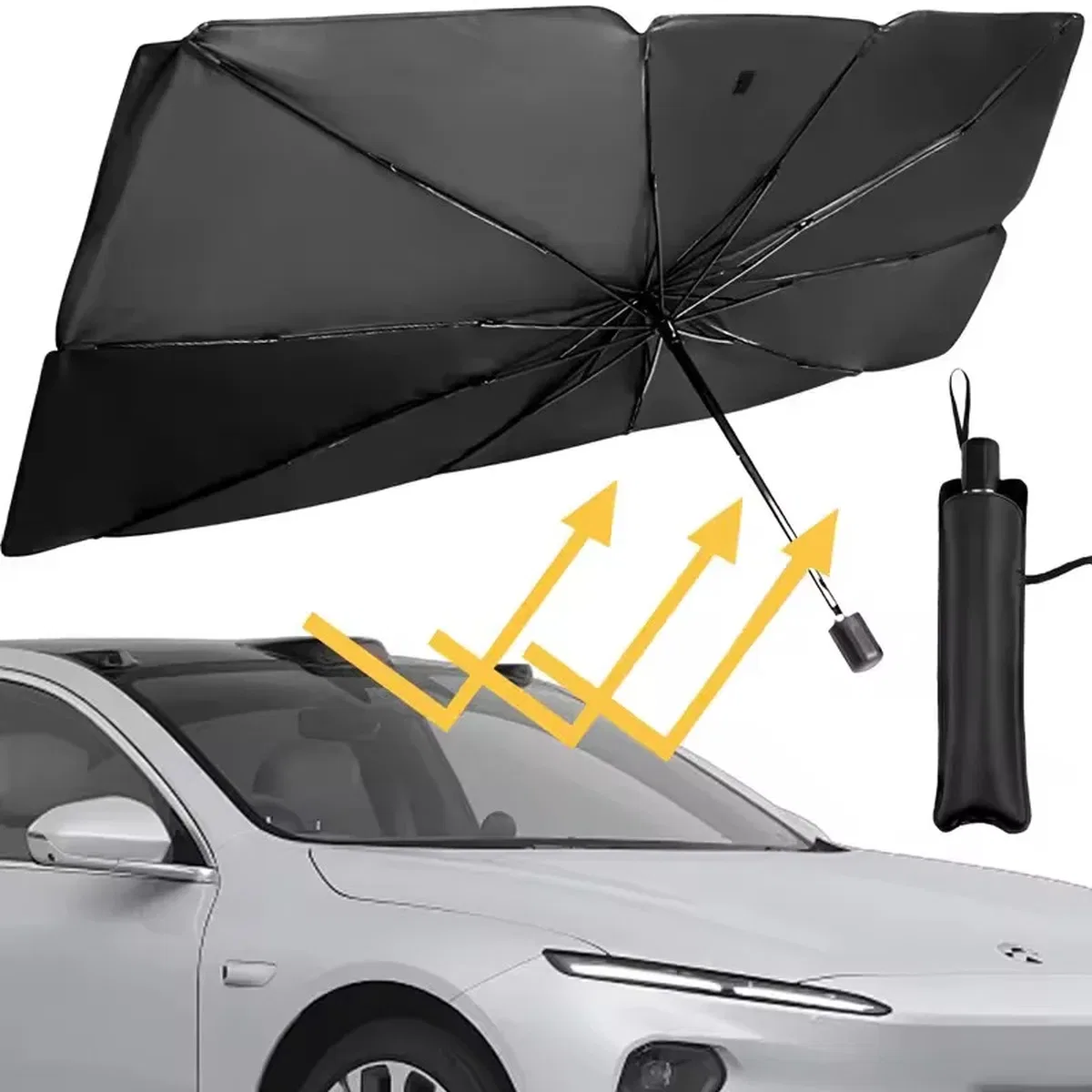 Audi A3, VW Tiguan, Ford Mondeo, Opel Insignia, Honda Civic Uyumlu Oto Şemsiye görsel 4