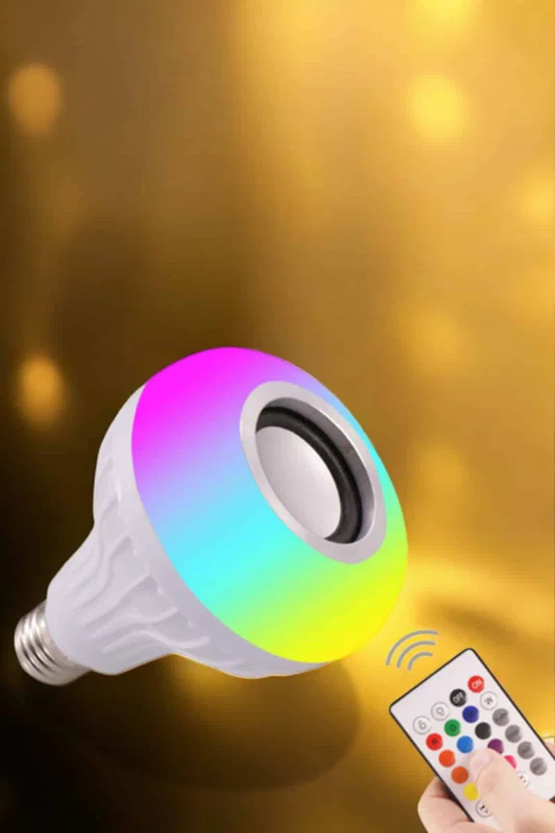 Lamba Led Hoparlör Dayanıklı ve Uzun Ömürlü Bluetooth Hoparlör görsel 2