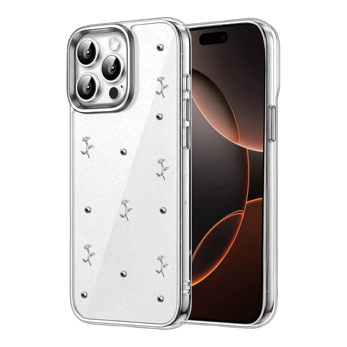Apple İphone 15 Pro Fiyonk Desenli Kapak - Desen 4