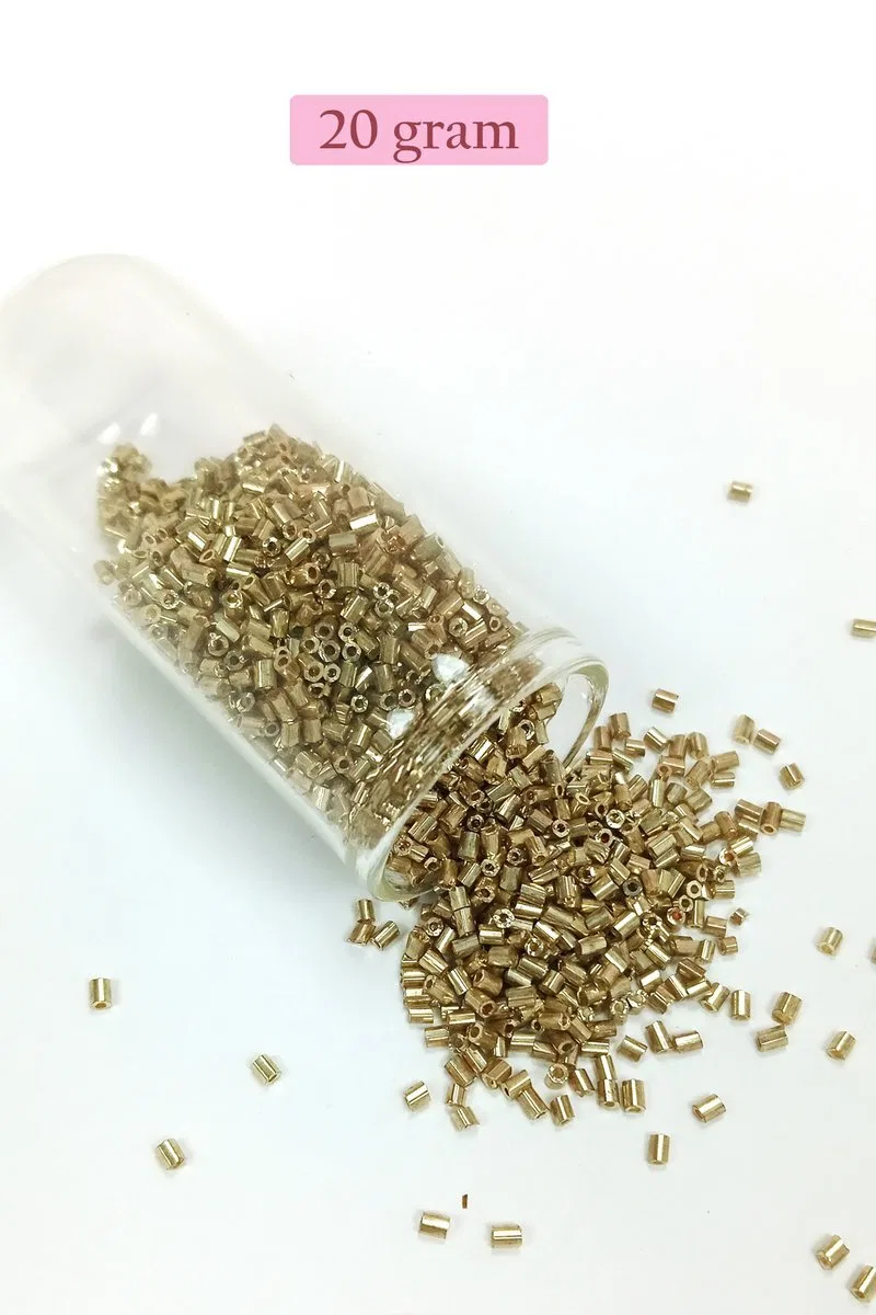 Kesme Cam Boncuk 2mm - 4 Renk - Toplam 80 Gram - BNC436 görsel 5