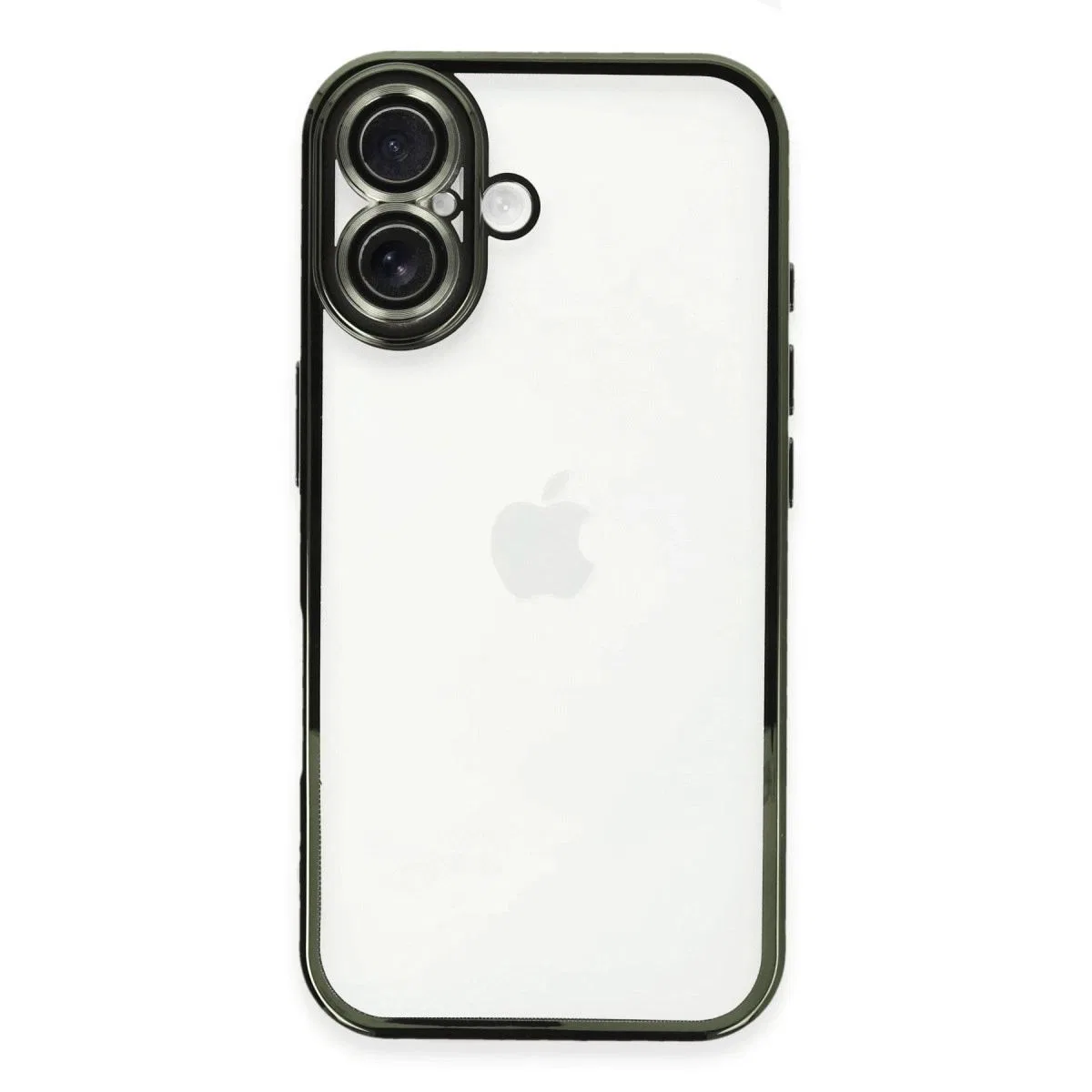 Apple İphone 16 Plus Kılıf Razer Lensli Silikon - Yeşil