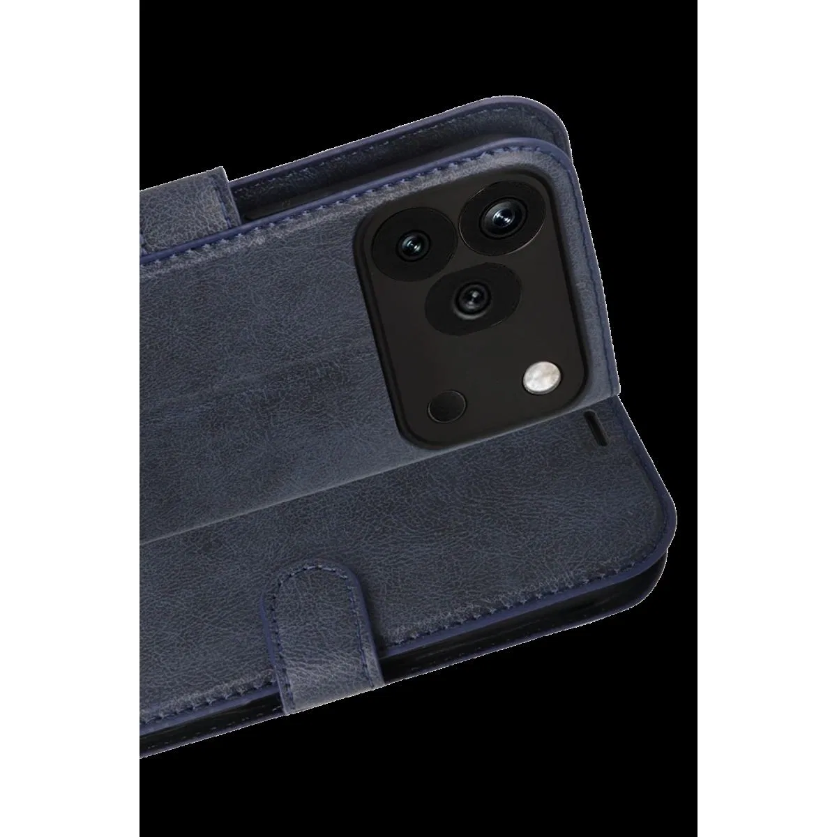Newface Huawei Honor 600 Pro Trend S Plus Kapaklı Kılıf - Lacivert görsel 2