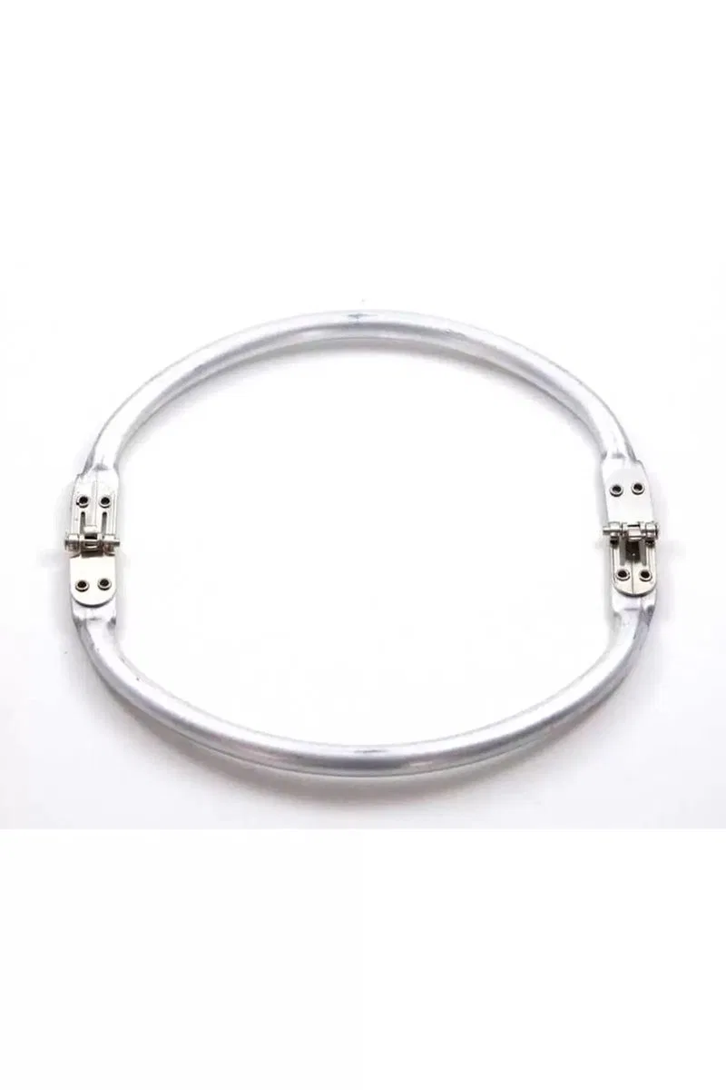Gizli Metal Oval Çanta Bursu – 24 cm - Metal Çanta Aparatı Çanta Aksesuarı görsel 2