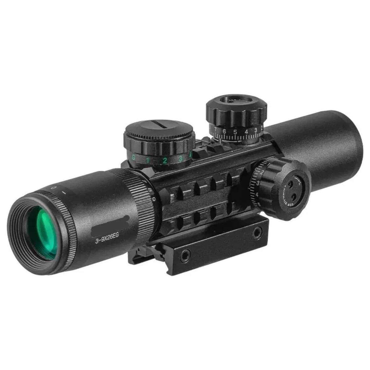 C39x26eg Raylı Çift Işıklı Dürbünü 11mm/22mm görsel 2