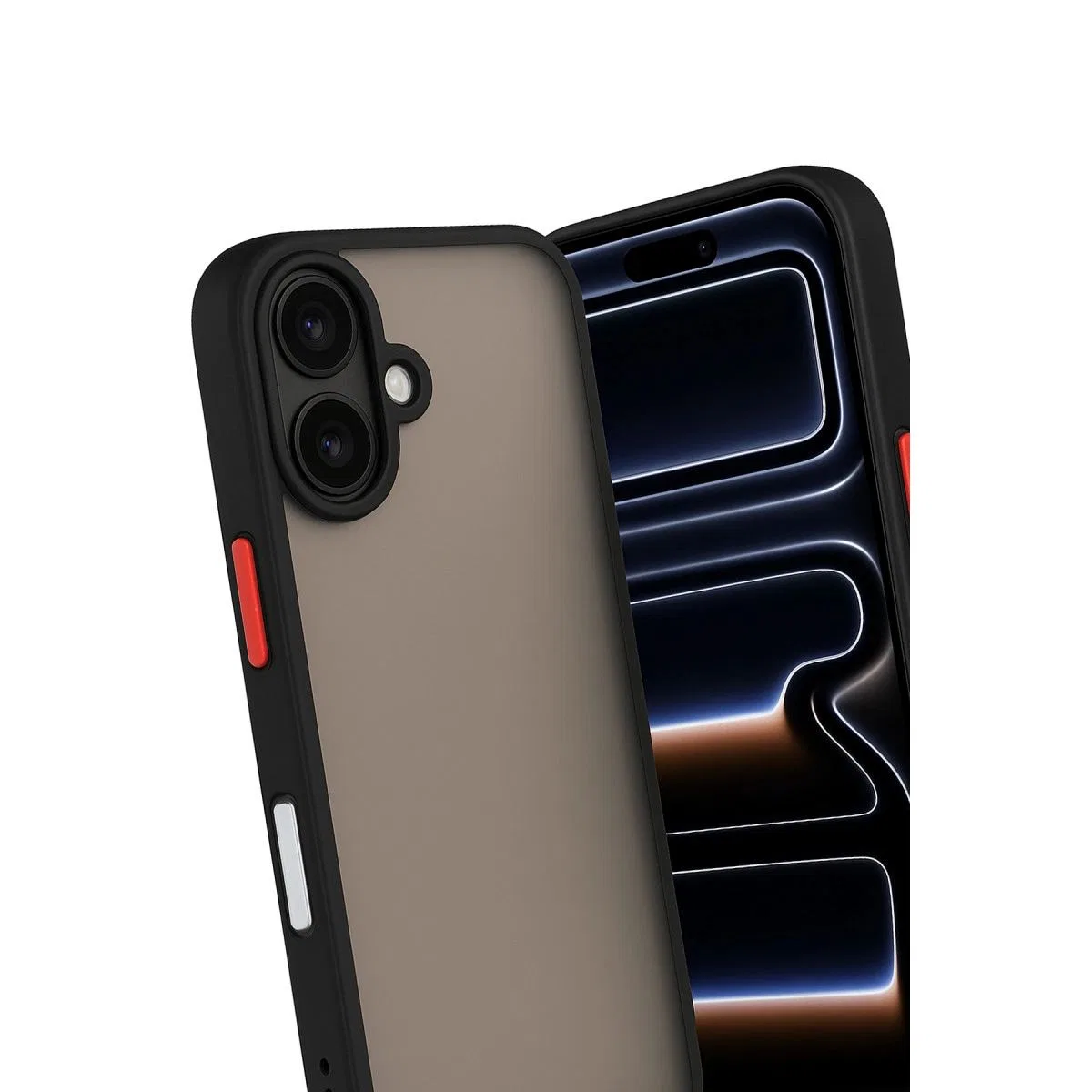 Apple İphone 17 Kılıf Montreal Silikon Kapak - Siyah görsel 3