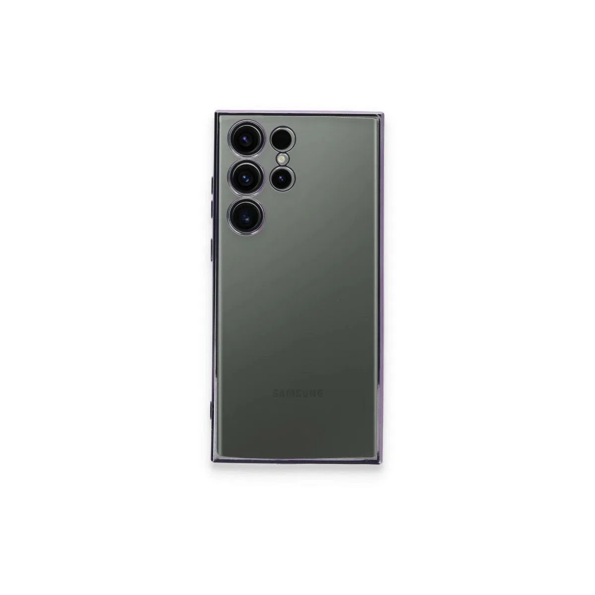 Samsung Galaxy S24 Ultra Kılıf Razer Lensli Silikon - Siyah