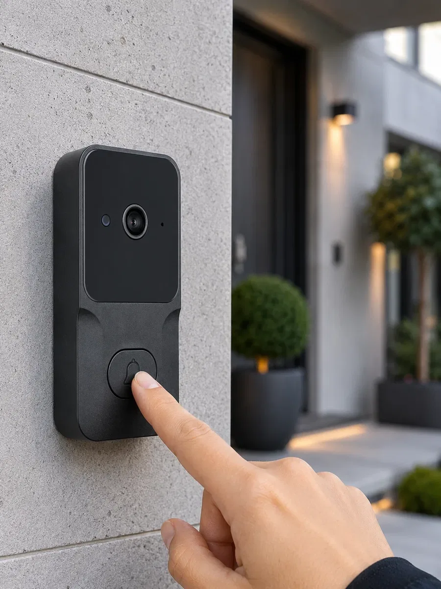 Wi-Fi Akıllı Görüntülü Kapı Zili | HD Kamera, Gece Görüşü ve Telefon Bildirimli görsel 5