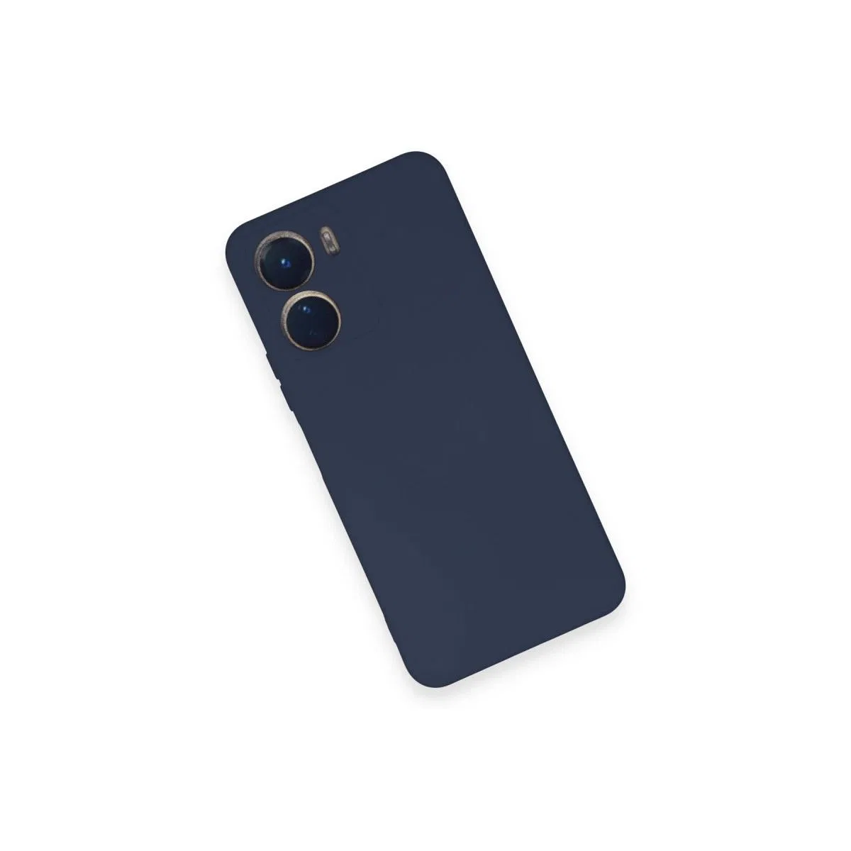 Vivo Y16 Kılıf Nano İçi Kadife Silikon - Lacivert görsel 3