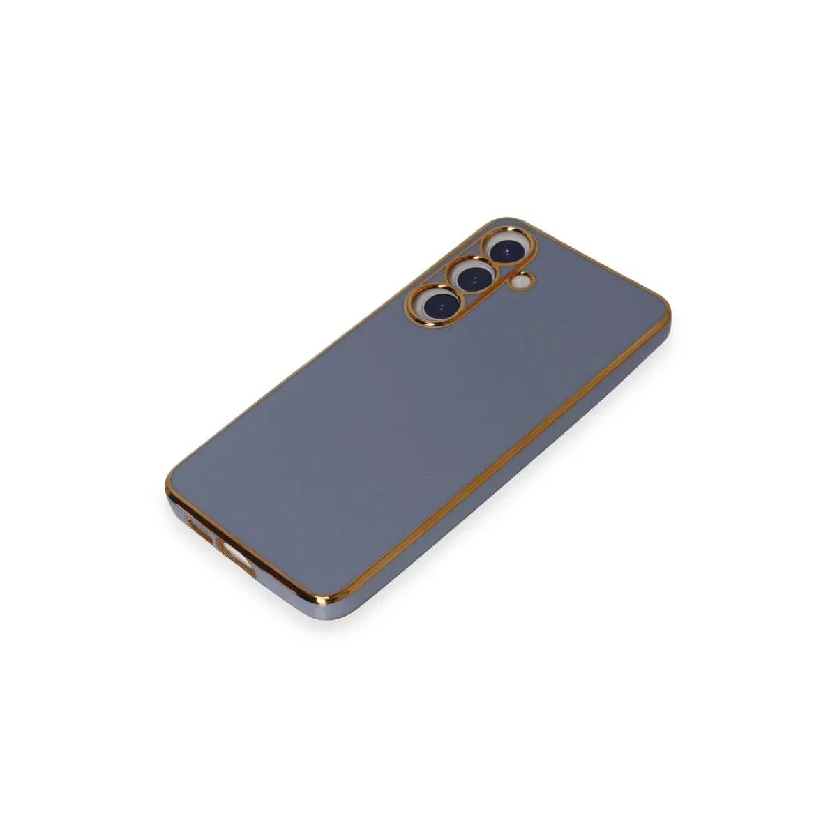 Samsung Galaxy S24 Kılıf Volet Silikon - Mavi görsel 4