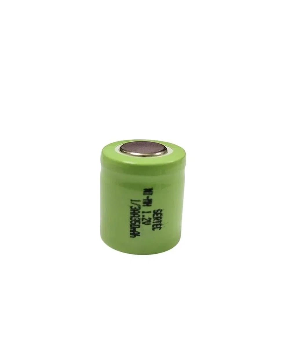 Sertec - 1. 2v 350 Mah - 1/3aa - Ni-mh Şarjlı Pil - (başsız / Flat Head)