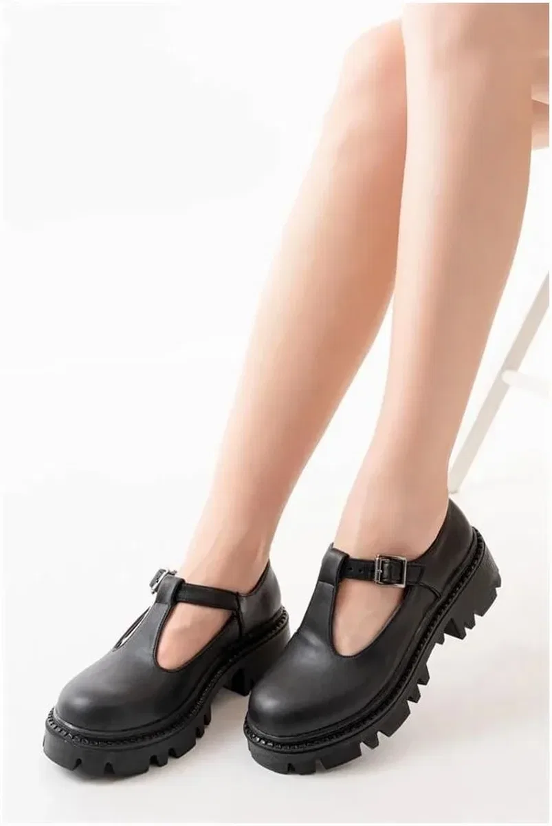 Kadın Loafer Ayakkabı Ayakkabı Bağcıksız Tabanlı Yumuşak Yüksek Casual görsel 2