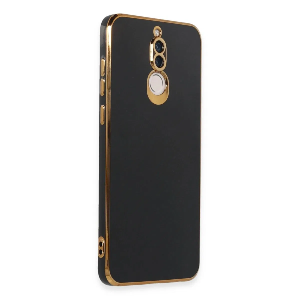 Huawei Mate 10 Lite Kılıf Volet Silikon - Siyah görsel 2
