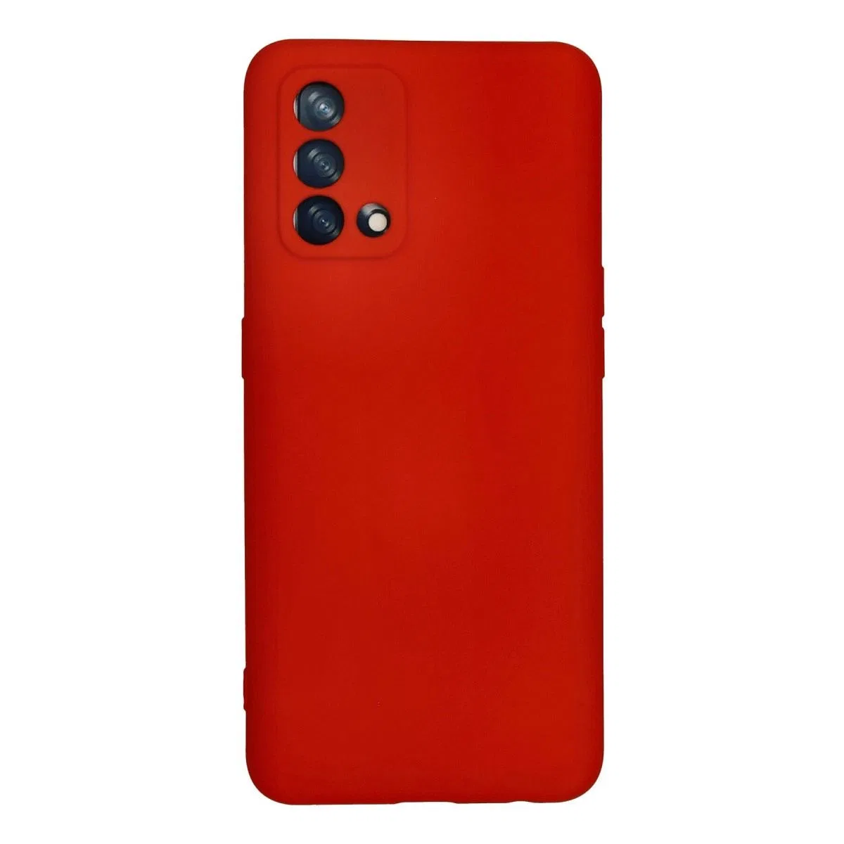 Oppo A74 4g Kılıf Nano İçi Kadife Silikon - Kırmızı görsel 3