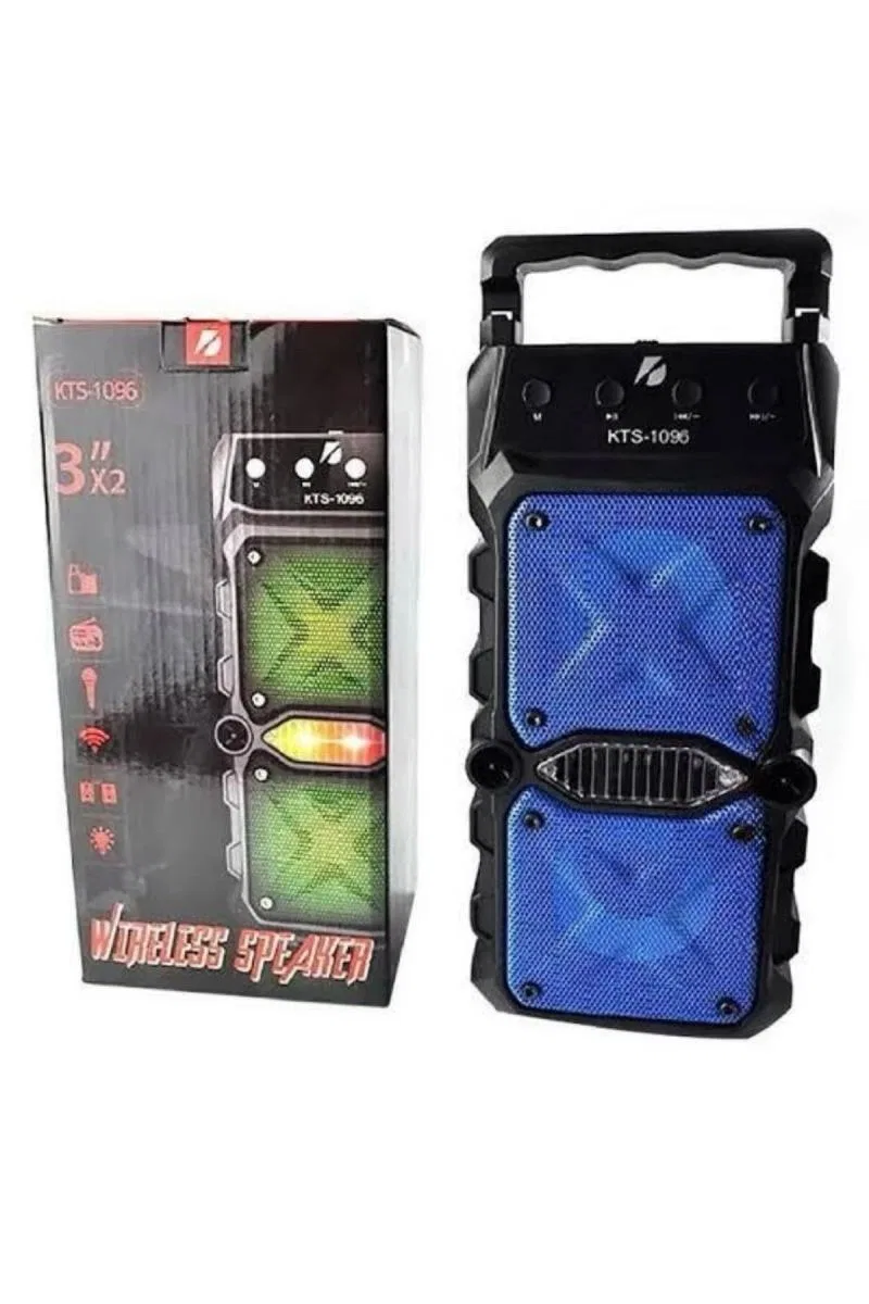 Bluetooth Hoparlör Yüksek Ses Kaliteli Büyük Boy Çift Çıkışlı Ses Bombası görsel 2
