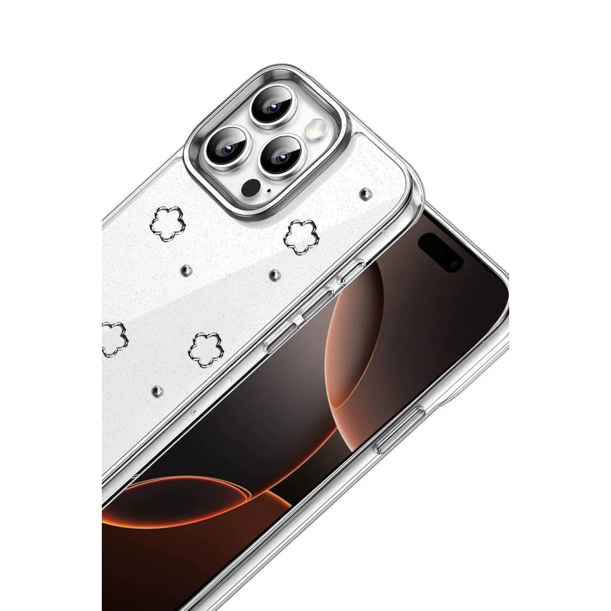 Apple İphone 15 Pro Fiyonk Desenli Kapak - Desen 2 görsel 2