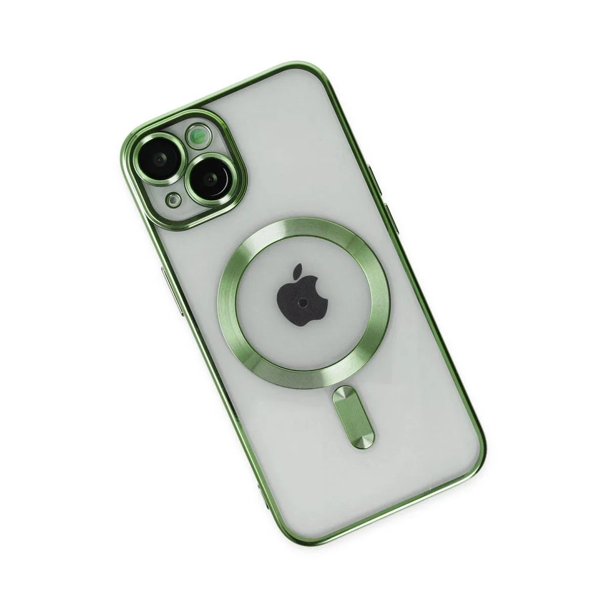 Apple İphone 14 Kılıf Kross Magneticsafe Kapak - Koyu Yeşil görsel 3