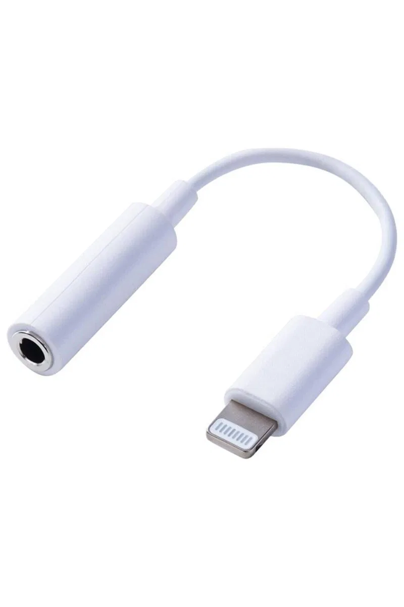 İphone Uyumlu Kablolu Kulaklık Çevirici Adaptör Lightning To Headphone Jack Dönüştürücü görsel 3