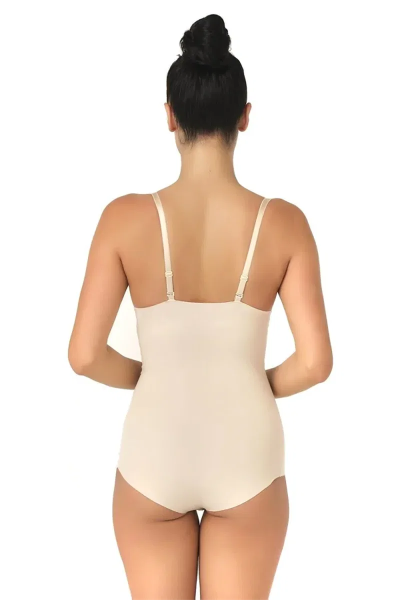 Ten Lazer Kesim Göğsü Açık Slip Body Korse görsel 2