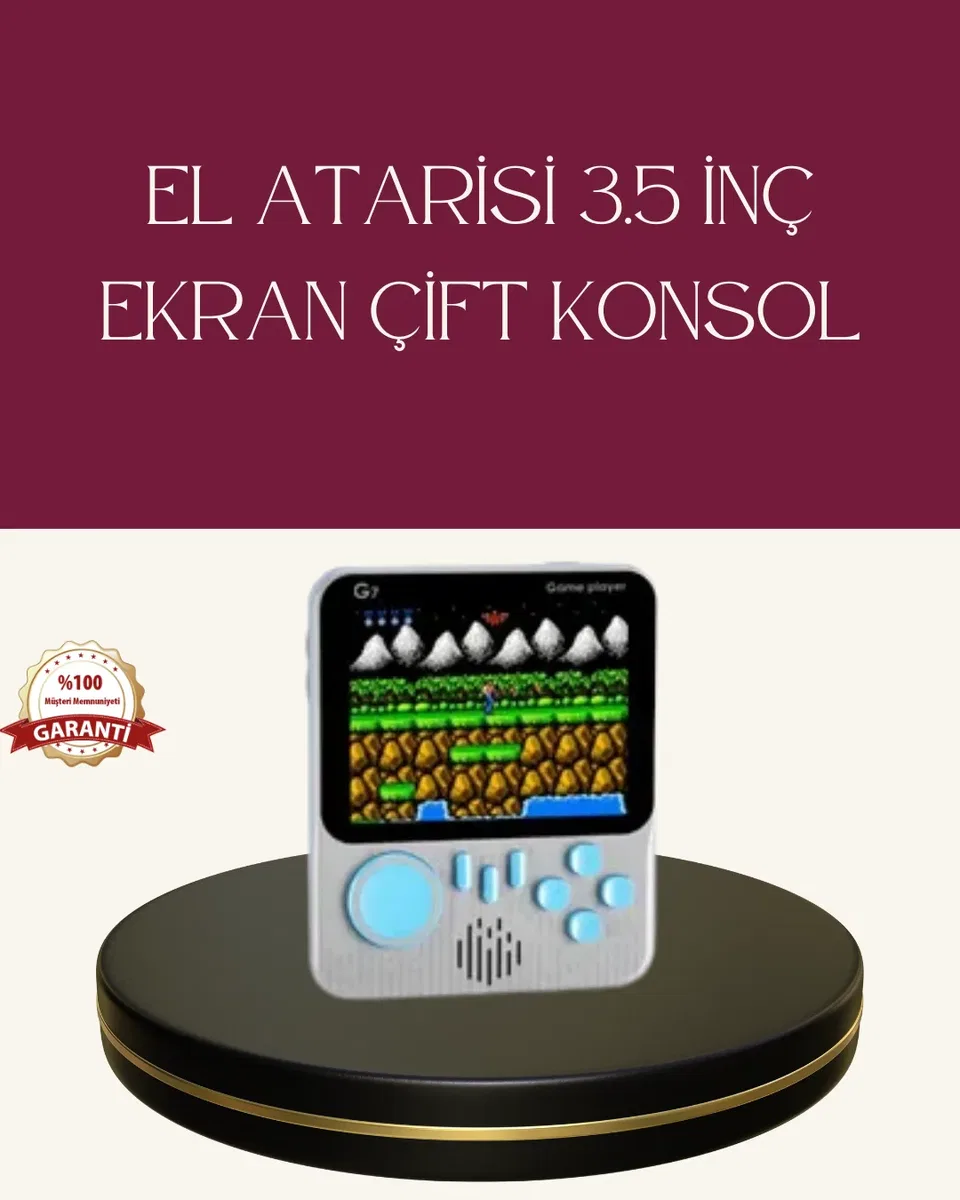 Şarjlı 3. 5 İnç Retro Oyun Konsolu