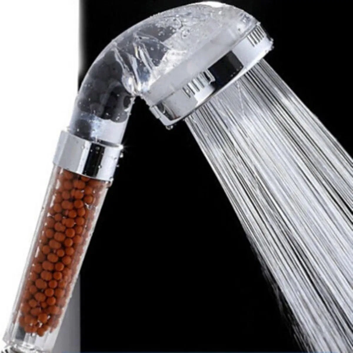 Su Arıtmalı Duş Başlığı Tasarruflu Boncuklu Banyo Duş Başlığı görsel 4
