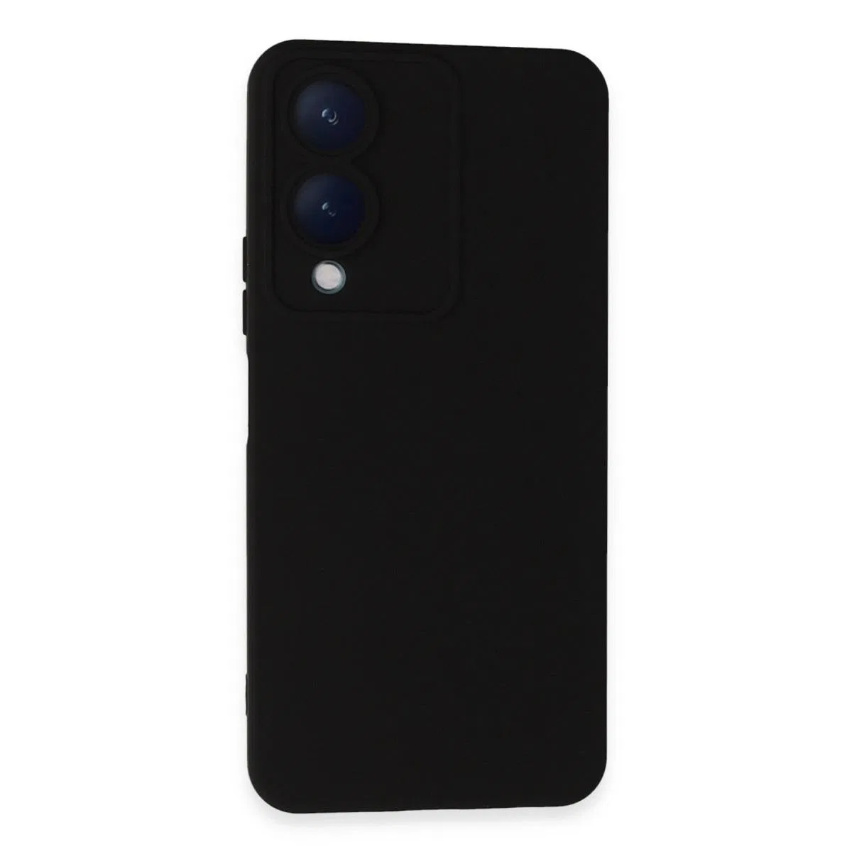 Vivo Y17s Kılıf Nano İçi Kadife Silikon - Siyah