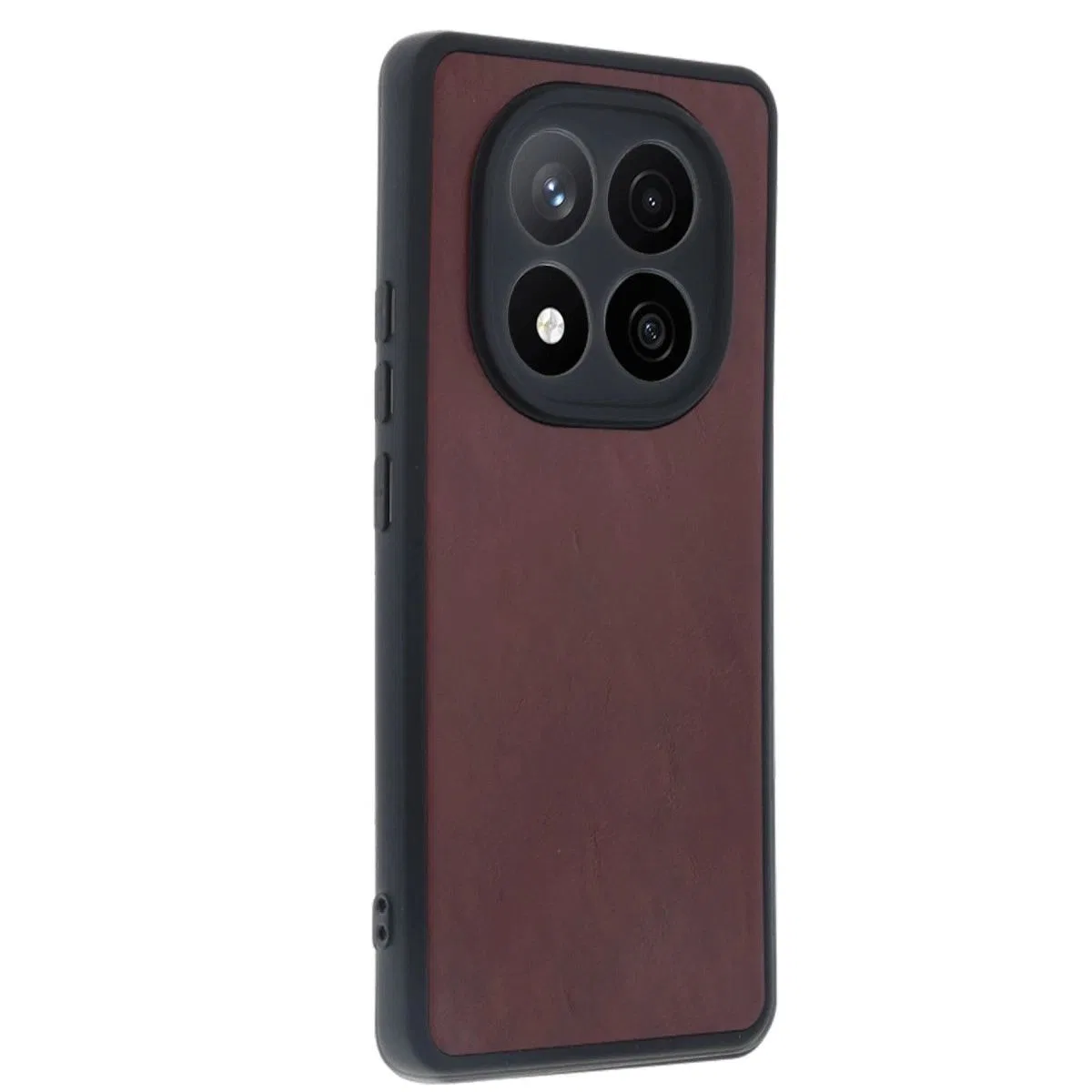Xiaomi Redmi Note 14 Pro 4g Kılıf Aras Deri Kapak - Bordo görsel 2