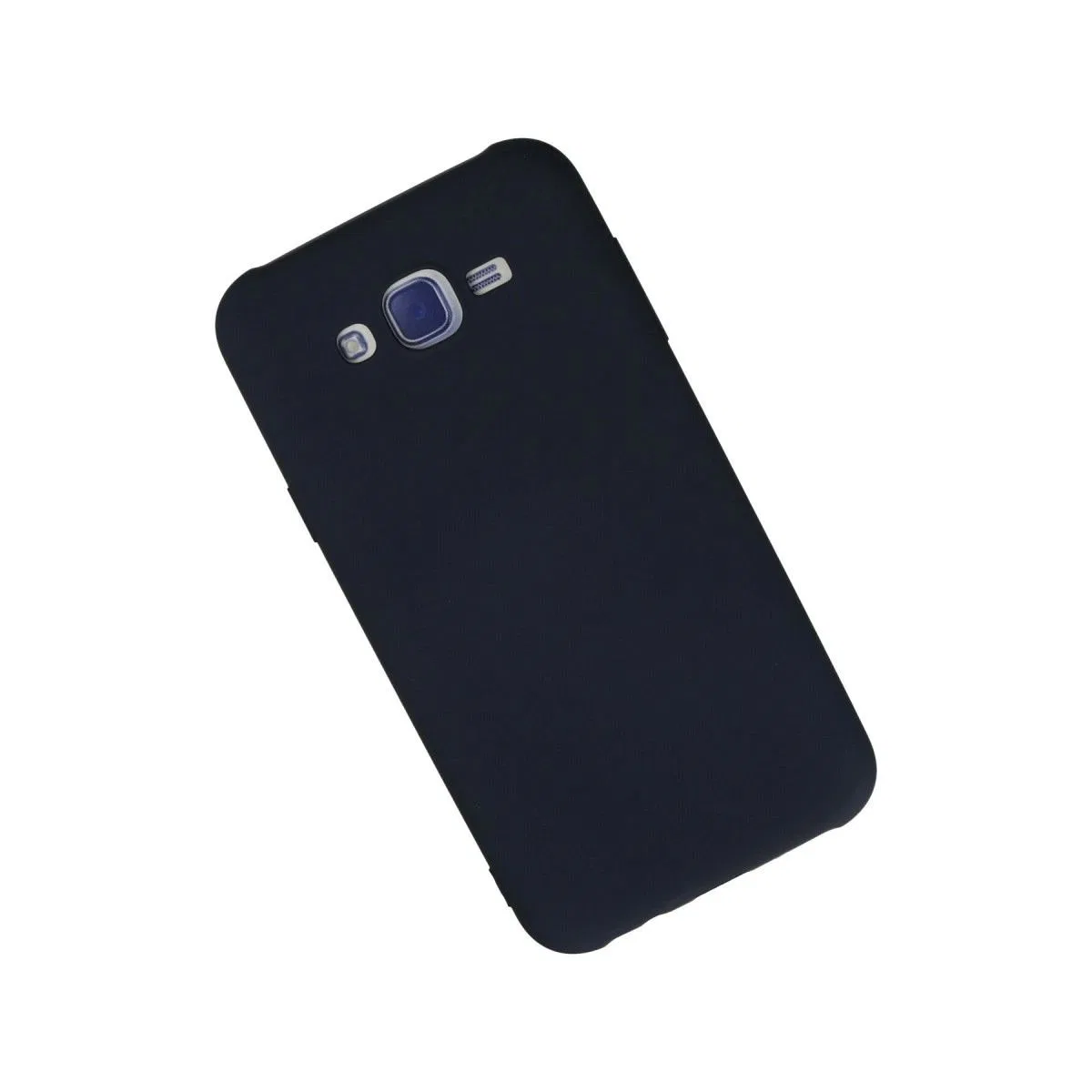 Samsung Galaxy J7 Kılıf Nano İçi Kadife Silikon - Lacivert görsel 2