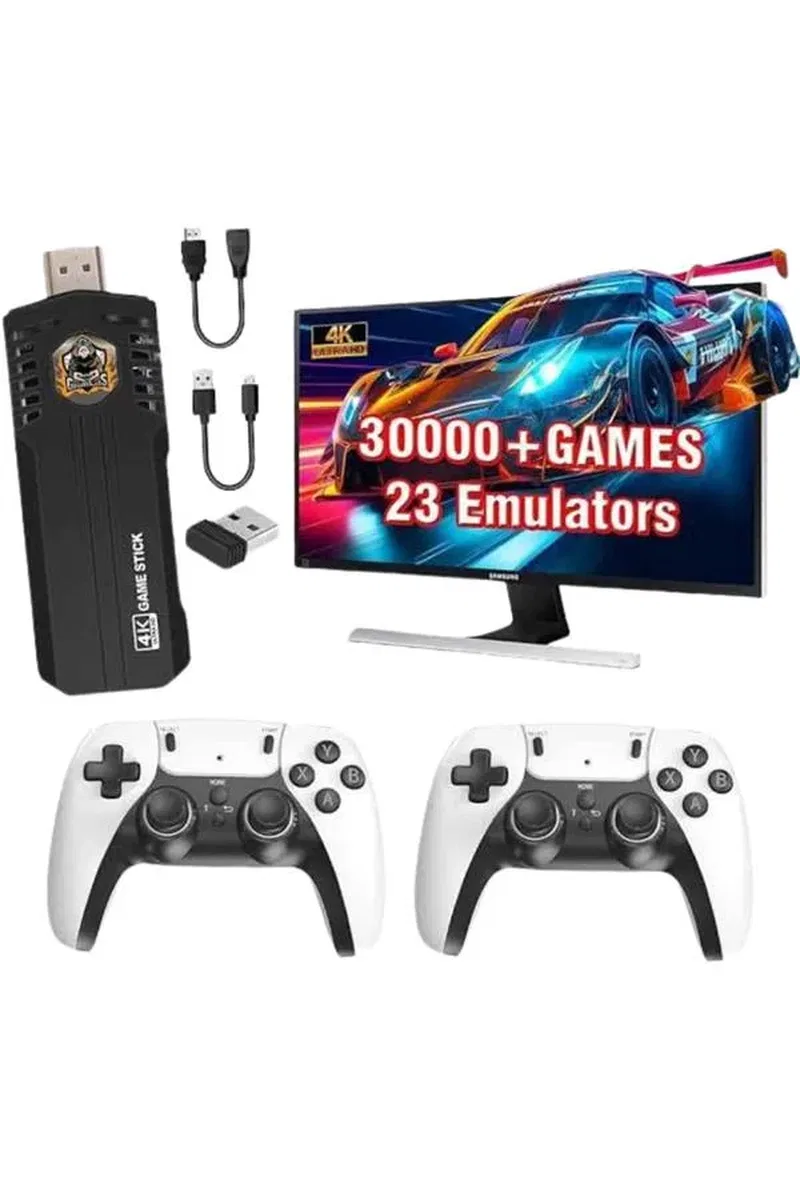 20. 000 Oyunlu Kablosuz Çift Kol Retro Oyunlar Çift Kollu Game Stick görsel 4