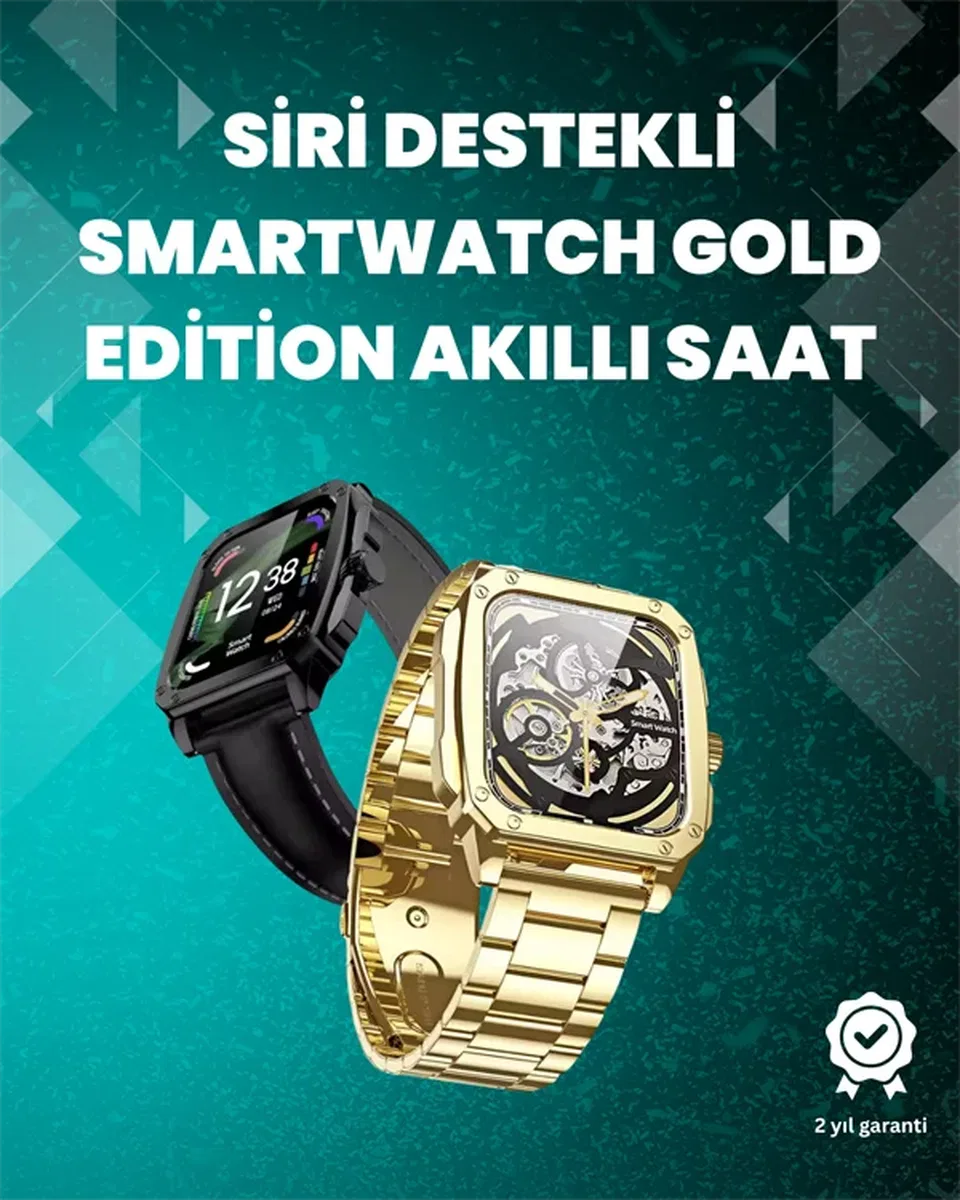 Bluetooth Arama ve Bildirim Destekli Akıllı Saat