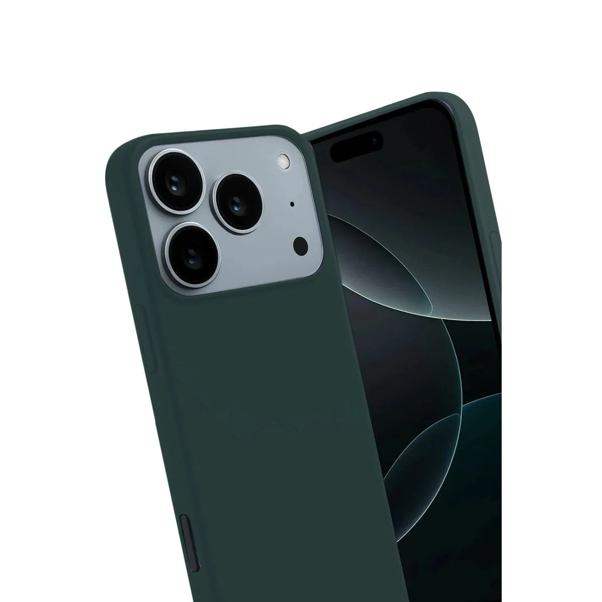 Apple İphone 17 Pro First Silikon - Koyu Yeşil görsel 3