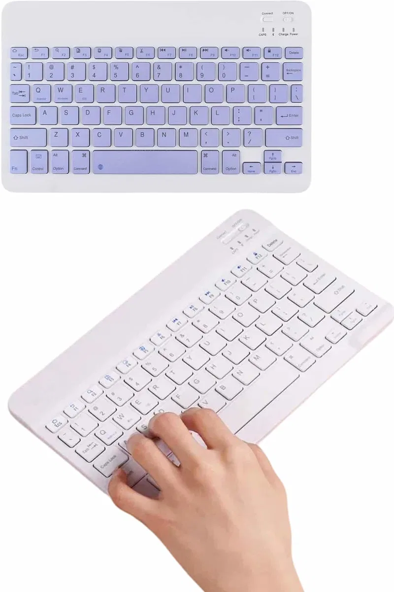 Q Klavye Türkçe Bluetooth Klavye Tüm Cihazlara Uyumlu Kablosuz görsel 3