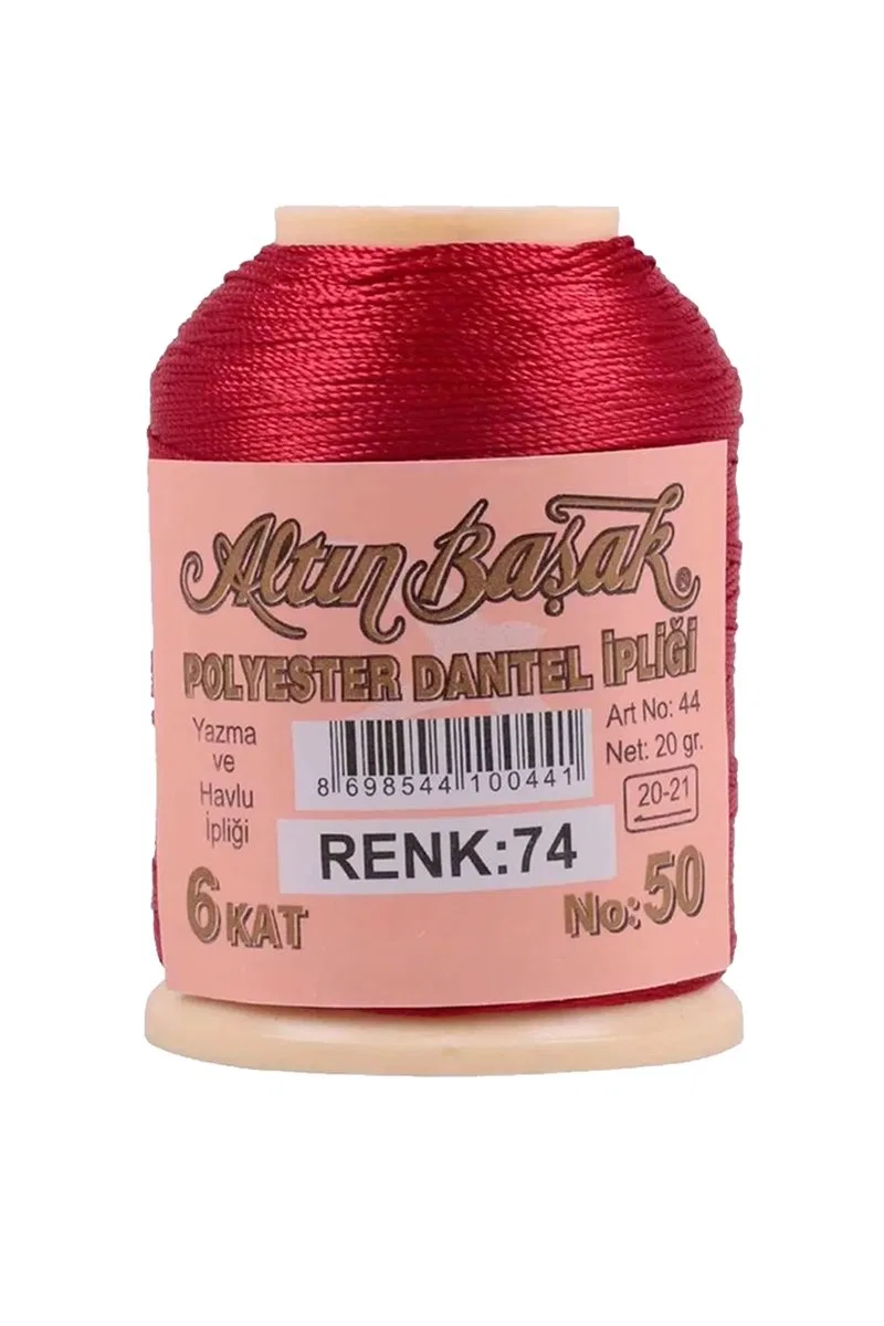 3 Adet Altınbaşak Oya ve Dantel İpi 20 gr - Royaleks - No: 074 görsel 3